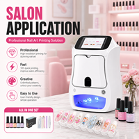Imprimante 3D intelligente pour nail art 1200 DPI, machine d'impression d'ongles automatique avec reconnaissance IA et durcissement UV