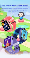 Reloj Inteligente para Niños LY06, el Más Vendido del 2026, con Sistema Operativo Android, Pantalla IPS Cuadrada, Diseño de Silicona, Cronógrafo, Monitor de Sueño y Brújula