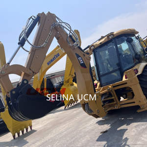 Nouveau Retroexcavadora CAT420 CAT426 CAT416 CAT432 4x4 Caterpillar 420F 420F2 chargeuse sur pneus 8 tonnes charge nominale bras d'extension moteur - Product Image 4