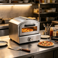 Four à pizza italien portable à gaz, écologique, pour la cuisson du pain et la torréfaction des noix, idéal pour l'extérieur