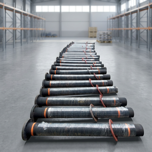 Tuyau d'aspiration chimique EPDM renforcé de fil spiralé, tuyau en caoutchouc NBR avec service de découpe disponible - Product Image 3