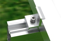 Colliers de fixation en aluminium en gros pour système de montage de panneaux solaires