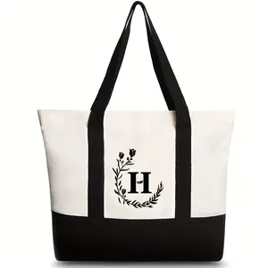 Recycled Heavy Duty High Quality Cotton Shopping Bag Wholesale Eco-friendly Lady Canvas Tote Bag