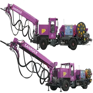 Máquina de hormigón proyectado para construcción de túneles, equipo de pulverización de hormigón, máquina de hormigón proyectado húmedo