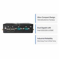 Computadora Industrial Integrada Sin Ventilador YCT, Doble LAN Gigabit, VGA, 6 COM, RS232, RS485 para Automatización Industrial