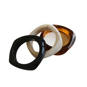 Newly Handmade Good Quality <b>Resin</b> Bangle Top Selling Customizable Newest Shape Custom <b>Resin</b> <b>Crafts</b> for woman from India - Product Image 3