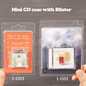WEISHENG - Mini CD Personalizado al por Mayor, Reproductor de Discos NFC, Mini CD Acrílico con Llavero, Regalo Promocional, Álbum Musical - Product Image 3