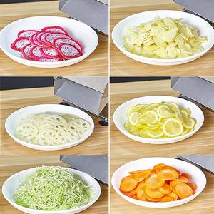 Rebanadora Manual de patatas fritas de aguacate y plátano, rebanadora Industrial de acero inoxidable con Motor proporcionado, 72W, 1-10mm - Product Image 6