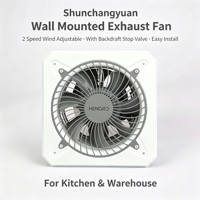 Ventilateur d'extraction de fumée électrique industriel pour la maison, les restaurants, les cuisines, montage mural, axial, en fonte, avec roulement à billes, 220-240V, OEM