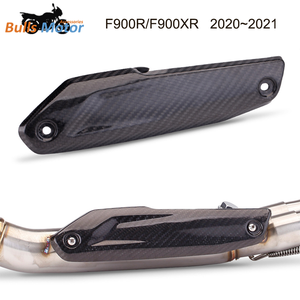 Échappement pour <span class=keywords><strong>BMW</strong></span> <span class=keywords><strong>F900R</strong></span> tuyau d'échappement F900XR tuyau moyen de liaison d'en-tête avec bouclier thermique en carbone <span class=keywords><strong>2020</strong></span> + - Product Image 6