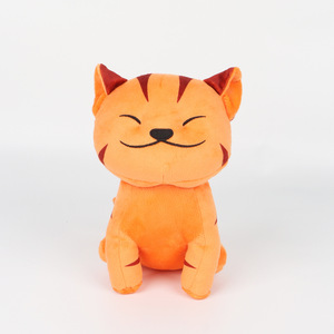 Peluche HECION 23CM Lofi Chat Orange <span class=keywords><strong>Paresseux</strong></span>, Jouet Doux et Mignon, Cadeau pour Enfants, Amis, Bébé, Compagnon de Confort - Product Image 1