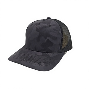 High Quality <b>Camo</b> Trucker Hat Custom Logo Blank Mesh <b>Cap</b> Low MOQ Wholesale Outdoor Tactical Hunting Headwear - Product Image 4