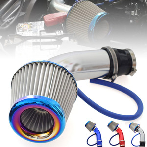 Aosu - Kit de Admisión de Aire de Alto Flujo con Filtro Tipo Hongo para Automóviles, 76mm (3 Pulgadas), Tubo de Aluminio Azul, Ajuste Universal - Product Image 1