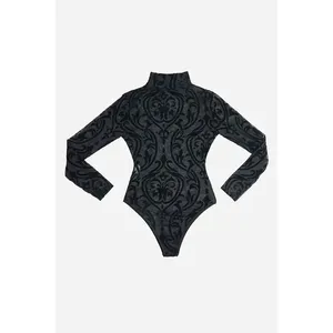 Nuovo arrivo <span class=keywords><strong>body</strong></span> Sexy a maniche lunghe da donna dimagrante biancheria intima da sera Shaper <span class=keywords><strong>velluto</strong></span> - Product Image 6