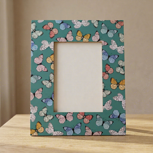 Butterfly Print MDF <b>Frames</b> <b>Photo</b> <b>Frames</b> Timeless Decor Wholesales Collection Bulk Buyers Picture Displays Borders Artwork <b>Set</b> - Product Image 1