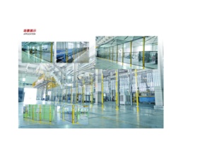 Valla de seguridad para máquina <span class=keywords><strong>METALTEC</strong></span>, valla con cable de metal de acero de alta calidad, robot de seguridad, cercado sin marco, montaje rápido de 6 'de altura - Product Image 6