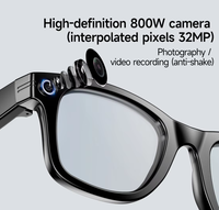 Lunettes Intelligentes W610 800W 1080P avec Caméra Vidéo, Stockage 4G, Enregistrement Audio Wi-Fi, Transfert Simultané et Intégration IA