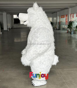 Disfraz de Mascota de Animal Personalizable Oso Blanco Inflable de Personaje de Película para Navidad para Adultos - Product Image 4