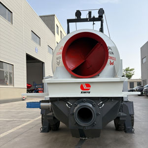 Chine Usine Directe Bétonnière Avec Pompe Moteur Diesel Électrique Remorque Pompe Bétonnière - Product Image 1
