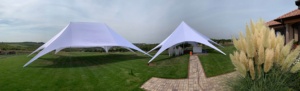 Nouvelle <span class=keywords><strong>tente</strong></span> de plage en aluminium ultralégère de luxe bon marché, double étoile pour événements - Product Image 2