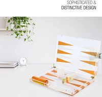 Ensemble de jacquet acrylique personnalisé de luxe dés et tasses en acrylique avec fermeture magnétique pour Table basse bureau décor à la maison