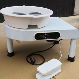 Chine usine fournitures <span class=keywords><strong>poterie</strong></span> roue Machine <span class=keywords><strong>plateau</strong></span> <span class=keywords><strong>tournant</strong></span> taille 25CM 350W 110/220V <span class=keywords><strong>poterie</strong></span> <span class=keywords><strong>électrique</strong></span> bricolage argile outil avec pédale - Product Image 6