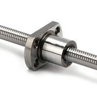 Vis à billes laminée à froid SFE3220 C7 de précision, écrou à pas large, roulement linéaire haute vitesse en acier chromé, pas de 20 mm pour CNC