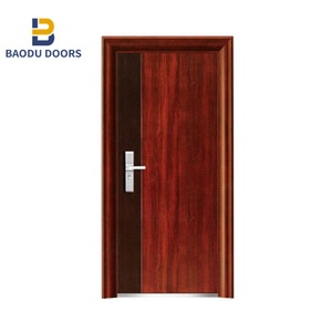 <span class=keywords><strong>Puerta</strong></span> de <span class=keywords><strong>seguridad</strong></span> de acero de alta calidad, <span class=keywords><strong>puerta</strong></span> de diseño de acero, Exterior, impermeable, oscilación, lámina de acero laminada en frío o galvanizada - Product Image 1