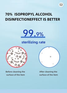 ผ้าเช็ดทำความสะอาดแอลกอฮอล์ 70% แบบมินิ สำหรับใช้ในโรงพยาบาลและปฐมพยาบาล - Product Image 3