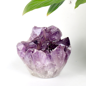 Amethyst Cathedral Raw Amethyst Geode Natural Rough Stone <b>Crystals</b> Cluster Amethyst Flower - Product Image 1