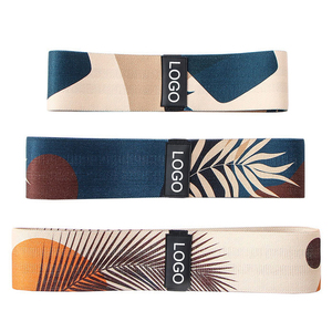 Bandes de Résistance Élastiques en Tissu Personnalisables de Haute Qualité pour Exercices de Yoga et Fitness – Ensemble de Bandes de Hanche pour Entraînement - Product Image 1
