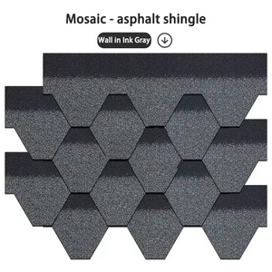 Teja Asfáltica Estándar de Una Sola Capa, Techo con Teja de Fibra de Vidrio Takko, Impermeable y Aislante Térmico, Fieltro Asfáltico para Villas - Product Image 5