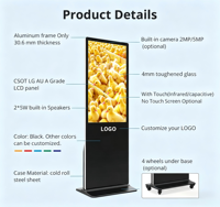 Pantalla Táctil LCD Capacitiva/Infrarroja de Alta Definición 1920x1080 HAOWEI OEM/ODM, Brillo de 500cd/m, Uso en Interiores, CMS Integrado