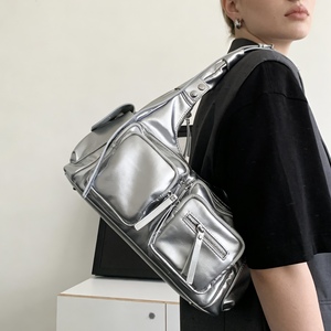 Tas Hobo Fungsional Multi-Saku Terbaru <span class=keywords><strong>2026</strong></span> Tas Selempang Kulit Wanita Model Tote - Product Image 2