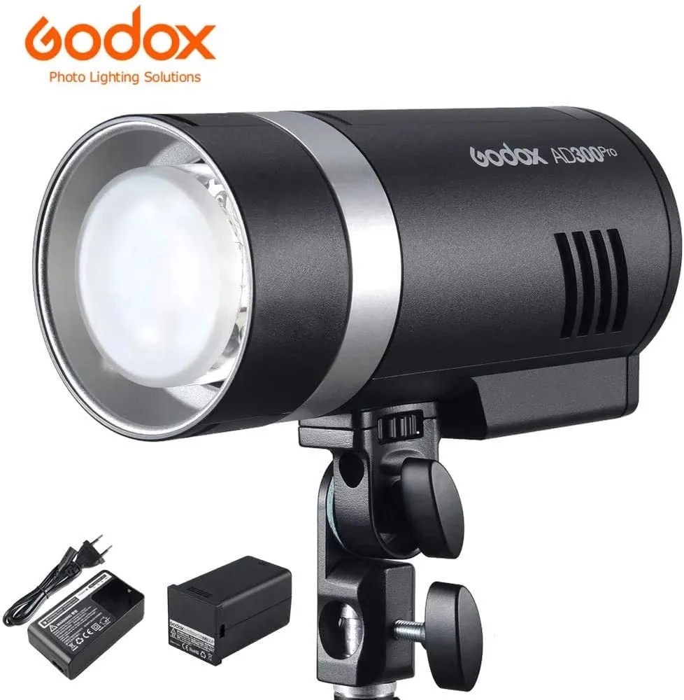 God ox AD300Pro 300Ws TTL 2.4G photography Accessories Outdoor Pocket Flash Light for Canon Nikon DSLR camera