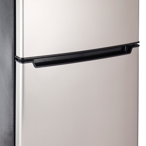 BCD-210L Hot Sale R600A Silver Stainless Steel Double Door Defrost Refrigerators Top Mount Fridge 210-Liter Capacity for S - Product Image 4