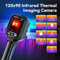 Caméra thermique NF-524, résolution IR 120x90, imageur thermique, pointeur laser, écran LCD 2,8 pouces, caméra infrarouge portable