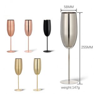 Copas de Vino de Acero Inoxidable Personalizadas con Logotipo, Irrompibles, para Champán, Cócteles y Vino Tinto, para Bares, Restaurantes y KTV al Aire Libre - Product Image 2
