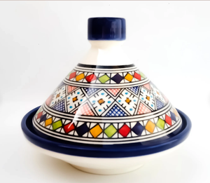 <span class=keywords><strong>Tajine</strong></span> Marocain Artisanal en Céramique Émaillée pour Cuisine et Décoration Plats & Assiettes - Product Image 2