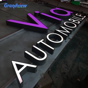 Outdoor Metalen Frame Acryl Led Kanaal Brief Teken Store Front Kanaal Brief Teken - Product Image 3