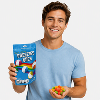 Sachet refermable réutilisable avec fermeture éclair pour aliments, emballage plastique, sac en aluminium