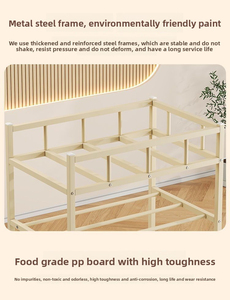 Cambiador de Bebé Metálico Plegable Multifuncional con Ruedas, Estación Portátil para Cambiar Pañales y Bañar al Recién Nacido con Almacenamiento - Product Image 5