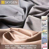 Peigné TR Fine Twill Serge 360g Costume Tissu Viscose/Polyester pour Hommes Vêtement Tissé Hommes Pantalon pour Costumes Costume Tissu