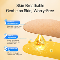 Patch oculaire apaisant personnalisable Moxibustion Qiai pour améliorer l'inconfort oculaire et favoriser le repos nocturne