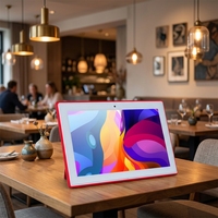 Tablet Edge-light 10 Inci Digital Signage 2+32gb Android 10 RK3288 Pcap 10 Titik Layar Interaktif Cerdas Otomatisasi Kantor 5G