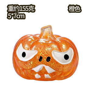 Juguete Promocional de Halloween al por Mayor, Juguete Blandito de Calabaza Relleno de Maltosa de Ascenso Lento para Aliviar el Estrés - Product Image 3
