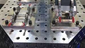Table de soudage octogonale 3D D16, plateforme à trous octogonale flexible, fixations modulaires pour structure en acier, <span class=keywords><strong>carrosserie</strong></span> automobile, soudage robotisé - Product Image 2