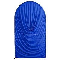 Voilages élégants en spandex pour arche de mariage, tissu extensible doux, rideau de fond de scène pour cérémonie, décoration pour événements de jardin et photographie