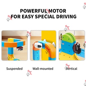 Ultimi Prodotti 2026: <span class=keywords><strong>Pista</strong></span> per Auto da Corsa Elettrica Flessibile USB-Powered STEM DIY, Set Treno Magnetico da 101 Pezzi per Bambini - Product Image 5
