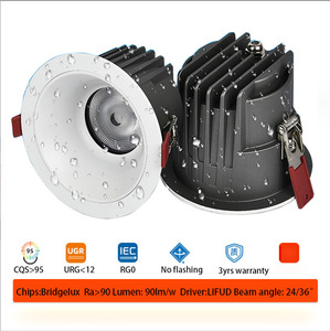 Spots <span class=keywords><strong>LED</strong></span> étanches 7W 9W 12W rond anti-buée spots toilettes sauna <span class=keywords><strong>salle</strong></span> <span class=keywords><strong>de</strong></span> <span class=keywords><strong>bain</strong></span> IP65 COB encastré <span class=keywords><strong>LED</strong></span> Downlight - Product Image 3